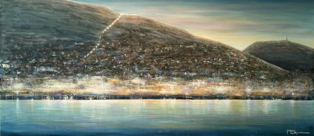 The Lights of Bergen | 70x160 cm
